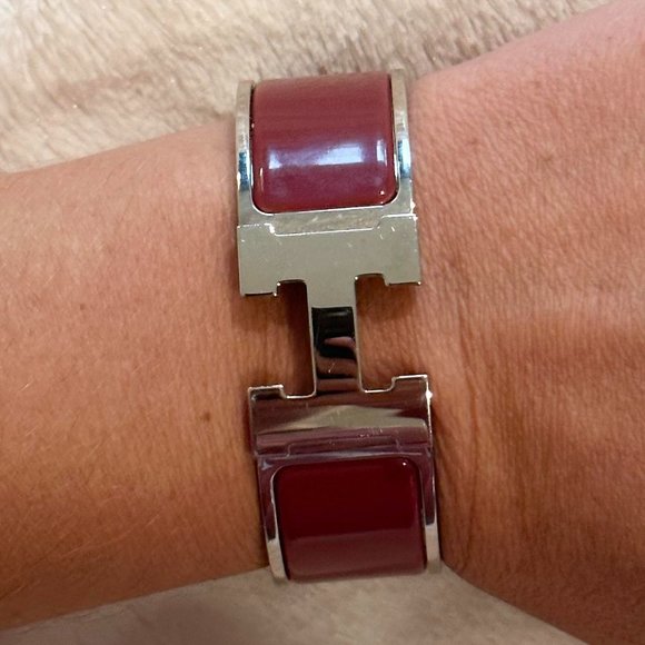 Hermès Clic Clac H Bracelet Wide - Picture 1 of 2